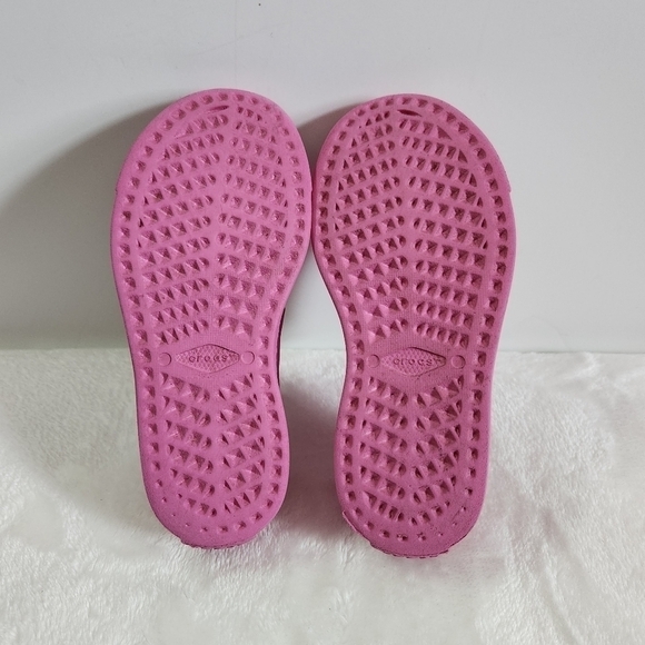 CROCS Barbie Pink Citilane Roka Slip On Shoes Children Size 10-11 - Picture 12 of 13